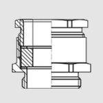  RST-gruppe: Cable Glands - Metal Brass cable gland Standard